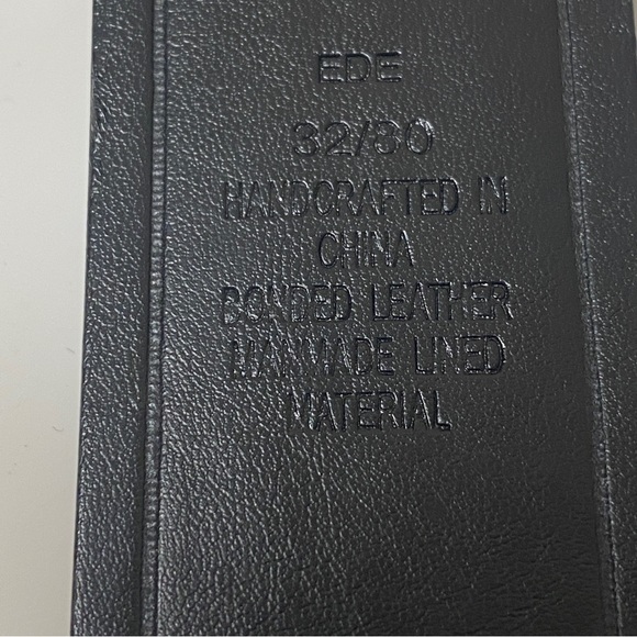 Tommy Hilfiger Men’s Sz 32 Reversible brown/black Statement Belt - Picture 6 of 7